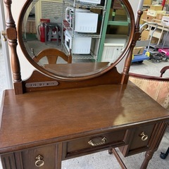 アンティークドレッサー 鏡台  ドレッサーの画像