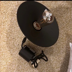 ②ニトリ　ペンダントライト ブラック　電球付きの画像