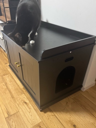 新品！猫トイレ収納家具