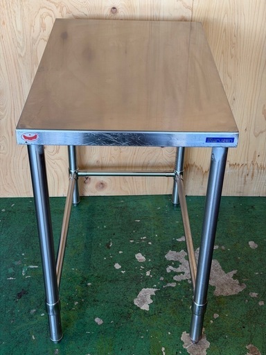 マルゼン作業台  三方枠 500x750x800