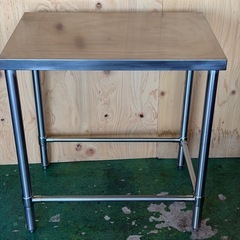 マルゼン作業台  三方枠 500x750x800の画像