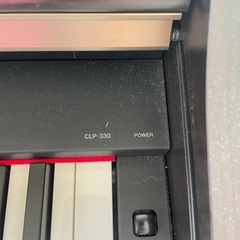 取引中！【美品】YAMAHA Clavinova CLP-330 電子ピアノ 椅子付き 動作OKの画像