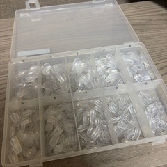 クリアベリーショートネイルチップの画像