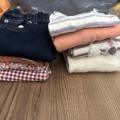 90センチ 冬物 女の子  17点セットの画像