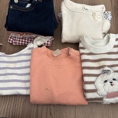 90センチ 冬物 女の子  17点セットの画像