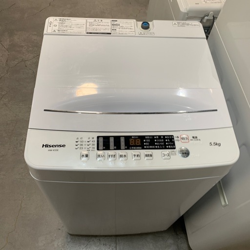 【ジモティー割】Hisense 2024年製　5.5kg 洗濯機（ID1911）
