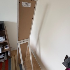 ニトリ　全身鏡　スタンドミラー　ホワイトの画像