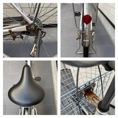 【受け渡し予定確定しています🙇‍♀️】自転車　ホワイトの画像