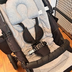 エアバギー　COCO レインカバー　収納カバー　空気入れ　　美品　ハンドルスポンジ傷ありの画像