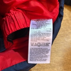 ベビーギャップ　ネイビー　ボアジャンパー　90cmの画像