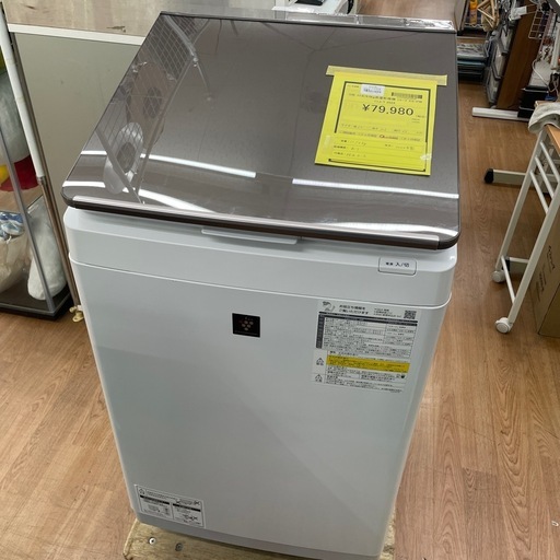 ☆ドリーム荒牧店☆ジモティー割引有☆【クリーニング済み】シャープ/11/6kg洗濯乾燥機/ES-PW11J-T/2024年製/中古品