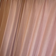 ニトリ カーテン 2セットピンクの画像