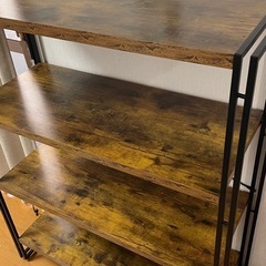 美品　オープンシェルフ(4段)の画像