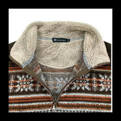 フロントジップトレーナー メンズ  Lサイズ の画像