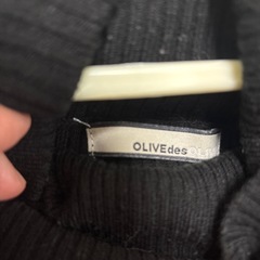 OLIVE des OLIVE 黒セーター Mの画像