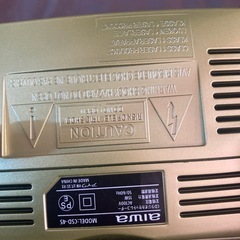 💿ラジオカセットレコーダーの画像