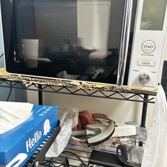 家電4点まとめてお譲りします（冷蔵庫・洗濯機・電子レンジ・ガスコンロ）の画像