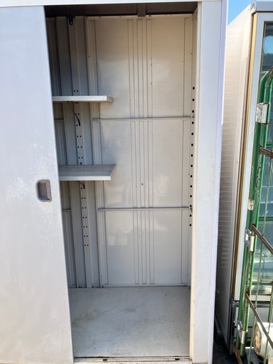 物置　収納庫　1600×750×H2000  倉庫スチールボックス