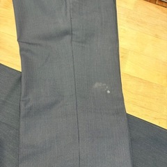 メンズスラックス2本セット 黒系 ビジネスパンツの画像