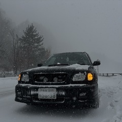 【スバル フォレスター STI II】低走行6.5万km / EJ20ターボ / BBS / 記録簿ありの画像