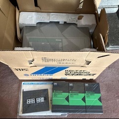 日立ビデオデッキ VT-8500（マスタックスVHS）未使用・レトロの画像