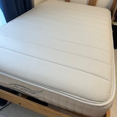 【セミダブル】ベッドフレーム＋NITORIマットレスセット の画像