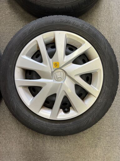 【3/20までT00088＆T00007】14インチホイール　155/65R14　ホイール＆タイヤ4本セット（夏タイヤ/ダンロップ　エ