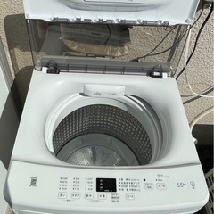 ハイアール全自動洗濯機5.5kgの画像
