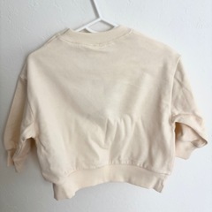 ＆mignon アンドミニョン 裏毛花柄刺繍トレーナー サイズ80  の画像