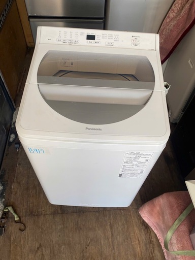 NO B917?福岡市内配送設置無料✨?全自動洗濯機 ホワイト NA-FA80H8-W [洗濯8.0kg /乾燥機能無 /上開き] 2