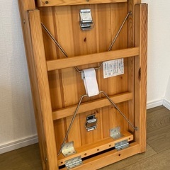 2人用ダイニングセット 折り畳みテーブルの画像