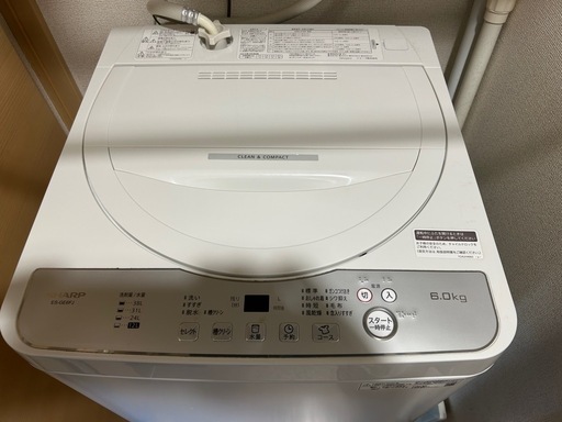 値下げ⚠️3月22日まで⚠️
洗濯機  SHARP ES-GE6FJ