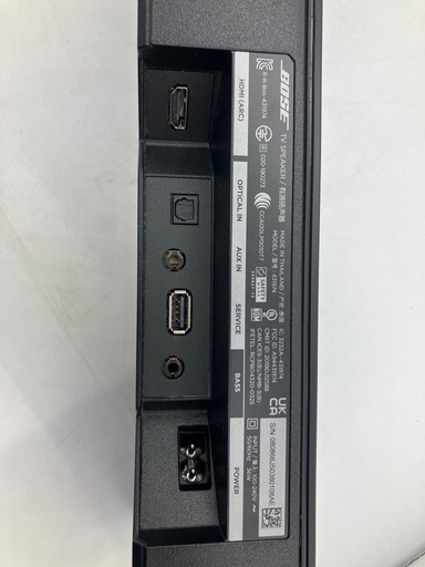 トレファク足立扇店】ｻｳﾝﾄﾞﾊﾞｰｼｽﾃﾑ BOSE TVｽﾋﾟｰｶｰ ﾘﾓｺﾝ付