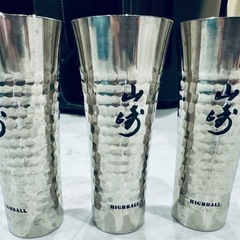 山崎コールドグラス3個の画像