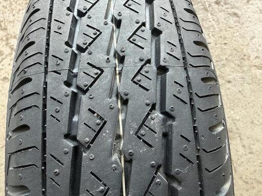 ［売却済み］三菱純正 12インチ × 3.50B PCD100 4穴 スチールホイール ＆ ブリヂストン K370 145/80R12 80/78N LT 2026年製 ほぼ新品タイヤ4本セット