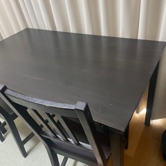 ダイニングテーブル　椅子　ウッドの画像