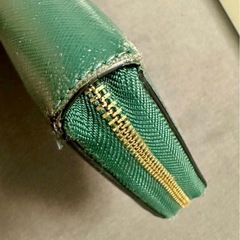 agnes b. アニエスベー　長財布　グリーンの画像