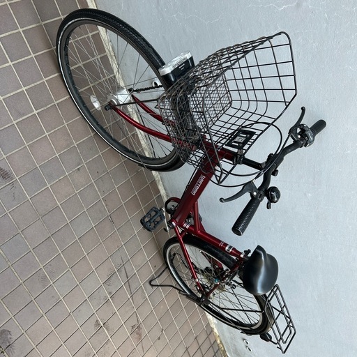 小中学生
カゴ付き自転車(ヘルメット付けます)