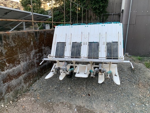 一旦受付を停止します。クボタ jc4 田植え機