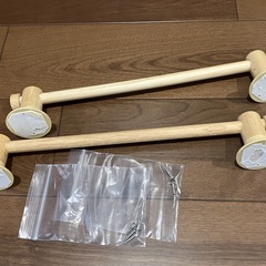 タオルハンガー　木製　2本の画像