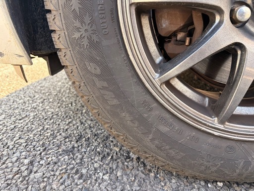 スタッドレスタイヤ  2026年購入  14インチ 4本セット  ホイール付き  175/70R14  フィットなど