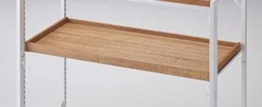 【美品】ストアエクスプレス 新型箱マルシェワゴン 90cm（シェルフ付き）単品