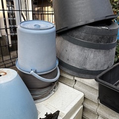 ※取引中※【メダカ用品】まとめて【プラ舟・タライ】の画像