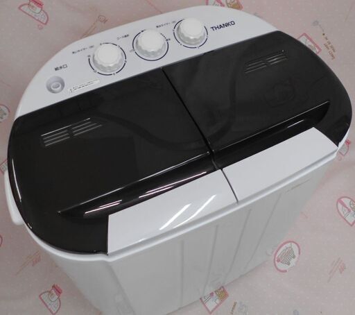 ♪サンコー 小型二槽式洗濯機 STTWAMN3 3.6kg 2024年製 1回使用 ポータブル 簡易タイプ♪