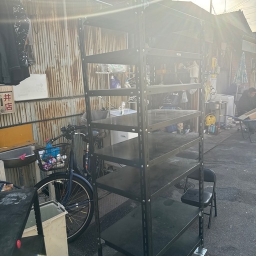 8段スチールラック