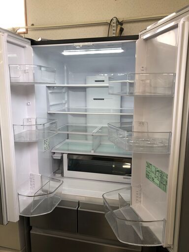 【ジャングルジャングルサカイ石津店】日立 冷蔵庫 幅65cm 485L R-H49T シルバー 2023年 S 6ドア フレンチドア 大容量 まるごとチルド 特鮮氷温ルーム うるおい野菜室  ファミリータイプ 堺市 西区 東区 北区 南区 堺区 石津 ジャングルジャングルサカイ石津店】日立 冷蔵庫 幅65cm 485L R-H49T