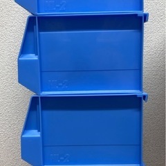 d&department サンコー ハンガーラック コンテナ 小物入れ キッチン下　収納 ブルーの画像