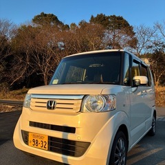 長い車検付き‼️n-box Bluetooth ナビ　シートカバー　前後ドラレコ　バックカメラの画像