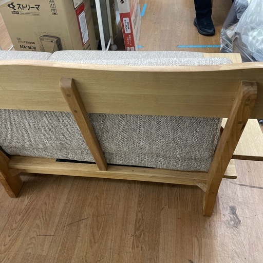 ☆ドリーム荒牧店☆ジモティー割引有☆【クリーニング済み】ニトリ/3Pソファー/現状販売