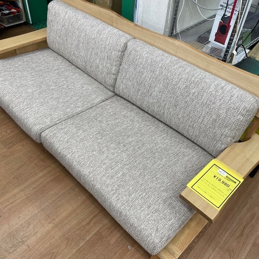 ☆ドリーム荒牧店☆ジモティー割引有☆【クリーニング済み】ニトリ/3Pソファー/現状販売